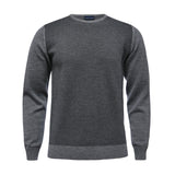 Light Gauge Herringbone Crewneck