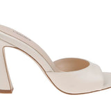 Avery Suede Peep-Toe Mule