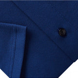Warm Navy Solid Short Sleeve Stretch Pique Polo