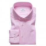 White & Pink Micro Pattern Modern 4Flex Stretch Knit Shirt