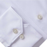 White Solid Modern 4Flex Stretch Knit Shirt