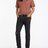 Wooster Regular Fit Short Sleeves V Neck with Melange