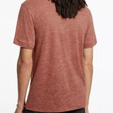 Wooster Regular Fit Short Sleeves V Neck with Melange