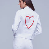 Janelle Slim Raw Jacket Love