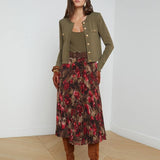 Toulouse Crop Crew Neck Cardigan
