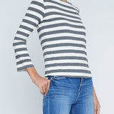 Lucille Boatneck Stripe Shirt