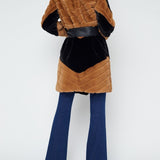 Zoya Belted Faux Fur Coat