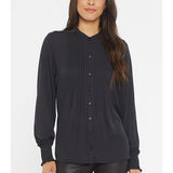 Pleated Peasant Blouse