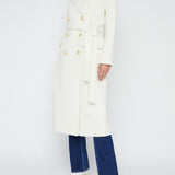 Olina Long Coat With Belt