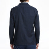 Wool Flannel D-Constructed Shirt Jacket