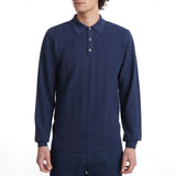 Light Gauge Structured Long Sleeve Polo