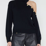 Brixie One Shoulder Turtleneck
