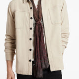 Bushwick Long Sleeve Diagonal terry Jacket